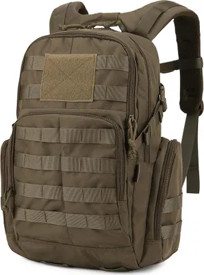 Produktbild von Taktischer Militär Rucksack 25L für Outdoor-Ausrüstung - Angriffsrucksack mit MOLLE-System - Trekkingtasche für Wandern und Camping