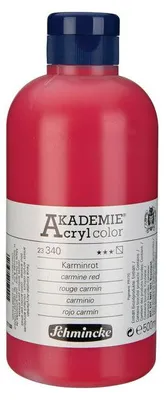 Produktbild von Schmincke AKADEMIE Acryl color Acrylfarbe 500 ml - 340 Karminrot