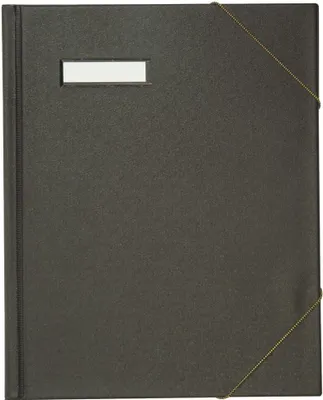 Produktbild von ELBA Umlaufmappe colors 100420824 DIN A4 PVC Eckspanngummi schwarz