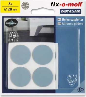 Produktbild von Universal-Gleiter Easyglider fix-o-moll rund 28 mm