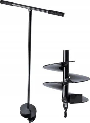 Obrázek produktu pro Zemní vrták – ruční vrták – průměr 17 cm – pro sloupky plotu – jamky pro výsadbu