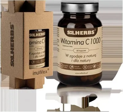 WITAMINA C 60 KAPSUŁEK (1000 mg) - SOLHERBS