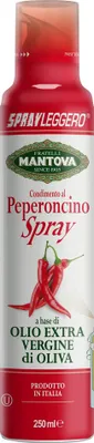 Produktbild von SPRAYLEGGERO Mantova Natives Olivenöl Extra Aromatisiert mit Chili 200 ml - Praktische Sprühflasche mit bis zu 90% Ölersparnis
