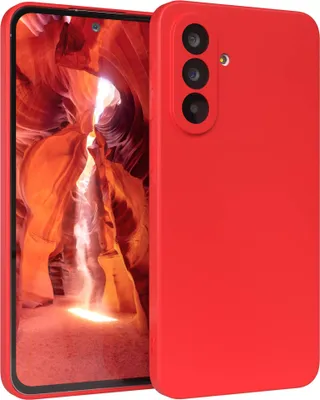 Produktbild von EAZY CASE - TPU Hülle für Samsung Galaxy A56, TPU Case stoßfeste Handyhülle, weiches Cover mit Kameraschutz, Silikonhülle in Rot