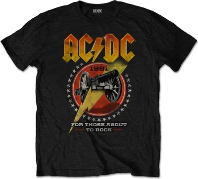 Produktbild von AC/DC For Those About To Rock 81 Black M T-Shirt