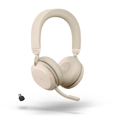 Produktbild von Jabra Evolve2 75 27599-999-898 - Headset - On-Ear - Bluetooth - kabellos - aktive Rauschunterdrückung