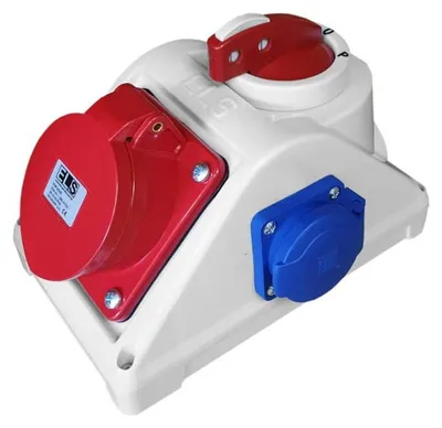 Immagine prodotto di Quadro di distribuzione per edifici con interruttori differenziali L-0-P COMBO 16/5, 2x230V, grado di protezione IP44 / Codice prodotto: E960615421C