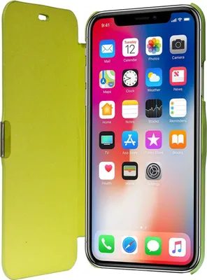 Produktbild von Flip Cover Schutzhülle Case Handyhülle Bookstyle für Apple iPhone XS Grün