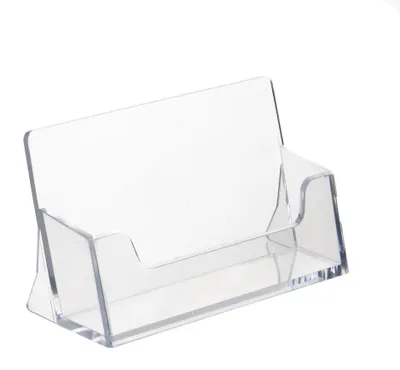 Produktbild von 10 Stück Visitenkartenhalter / Visitenkartenständer / Visitenkartenbox Quer