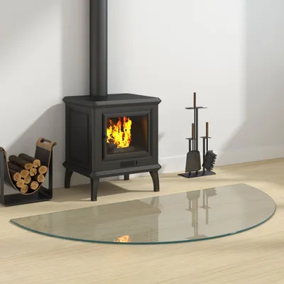 Produktbild von Möbel Feuerstelle Glasplatte Transparent 1200 x 600 mm GlasFunkenschutzplatten - Funkenschutzplatten c6303