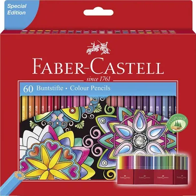 Immagine prodotto di FABER-CASTELL Buntstift Castle 60er Kartonetui