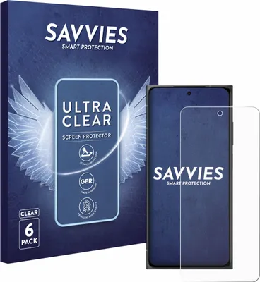 Produktbild von 6x Für HMD Skyline Schutzfolie Savvies Displayschutz Display Schutz Folie Klar Transparent