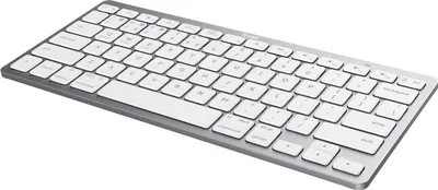 Produktbild von Trust Basic IS Kabellose Tastatur Silber (24651)