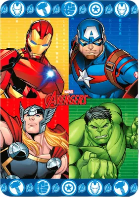 Obrázok produktu pre Avengers - Deka, fleece TA13390 (140 cm x 100 cm) (viacfarebná)