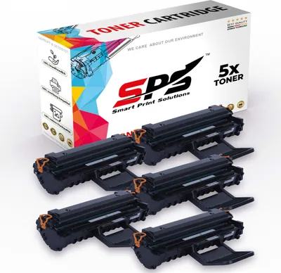 Produktbild von 5x Kompatibel Samsung MLT-D1082S ELS 1082S Toner Schwarz für Samsung ML2240