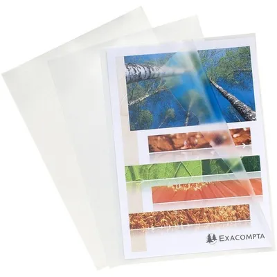Zdjęcie produktu dla EXACOMPTA 5610E A4 PP przezroczysta okładka 0,12 mm
