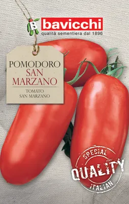 Zdjęcie produktu dla Pomidor San Marzano 3. Oryginalne włoskie nasiona Bavicchi. 0,7g