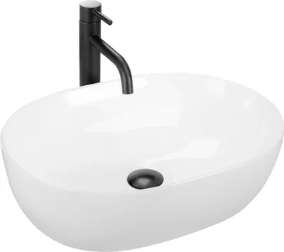 Zdjęcie produktu dla Rea Lisa Umywalka Nablatowa Śnieżnobiała Z Wysokogatunkowej Ceramiki Sanitarnej - Kod REA-U6022