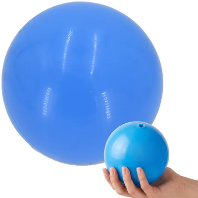 Produktbild von ENERO Mini Vinylball Blau 10 cm 40 g Spielball Kinderball