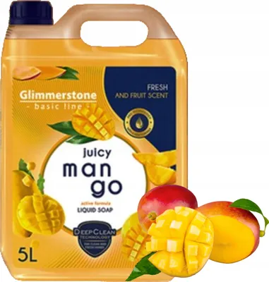 Immagine prodotto di Sapone liquido cremoso e idratante al mango fresco, 5 l DEN