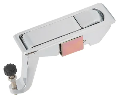 Image de Serrure à loquet à compression sans verrouillage pour coffre à outils, valise ou armoire, en alliage de zinc, pour remorques de bateau (argent)