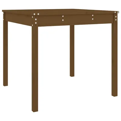 Produktbild von Gartentisch Honigbraun 82,5x82,5x76 cm Massivholz Kiefer