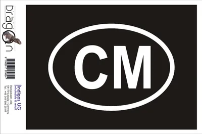 Produktbild von Aufkleber / Autoaufkleber - JDM / Die cut / Auto / OEM - Kamerun CM - 160x110mm gold - Heckscheibe / Heckscheibenaufkleber