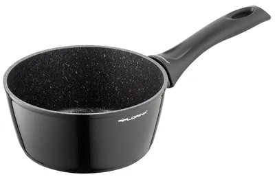 Productafbeelding van Aluminium Steelpan 16 cm | 1,3 l | Antiaanbaklaag | Softtouch Handvatten | Geschikt voor Alle Kookplaten