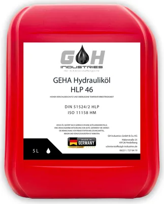 Produktbild von 5 L Hydrauliköl HLP 46 ISO VG 46 nach DIN 51524 Teil 2 Kanister 5 Liter