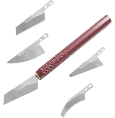 Produktbild von Mini-Handsäge mit 4 Sägeblättern für Modellbau und Hobby