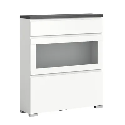 Produktbild von Schuhschrank Shoelove IX - Weiß / Grau ohne LED-Beleuchtung