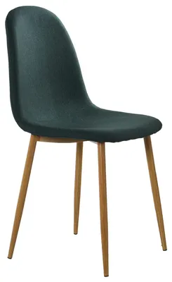 4er-Set Stühle, Holzoptik, Grün, 44x52x87 cm, Sitzhöhe 49 cm