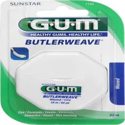 Obrázek produktu pro Gum fin floss Nić dentystyczna 55 m, 1 sztuka