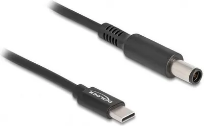 Imagen del producto de Cable de carga para portátil Delock, con conector USB Type-C a conector Dell de 7,4 x 5,0 mm
