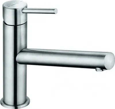 Produktbild von KLUDI STEEL Spültisch-Einhebelmischer, geschlossener Hebel, Edelstahl gebürstet, 44850F860