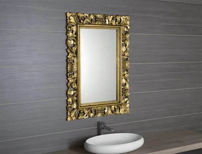 Obrázok produktu pre Sapho Scule - Zrkadlo v ráme, 800x1200 mm, zlatá IN316