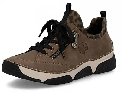 Zdjęcie produktu dla Sportowe sznurowane buty Rieker w kolorze brązowym