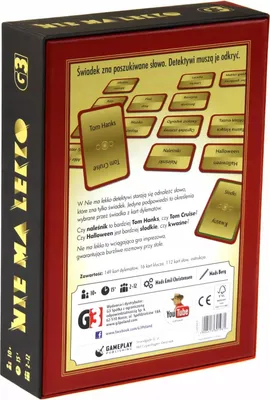 Zdjęcie produktu dla G3 Nie ma lekko Imprezowa gra karciana rodzinna
