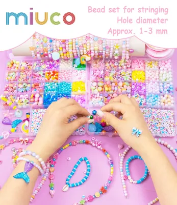 Immagine prodotto di Kit per creare braccialetti, adatto a bambini dai 6 anni in su, 1 set, per creare gioielli