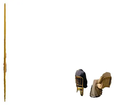 Image de Arche de mariage, structure métallique, design élégant, dorée, 2 m x 2 m