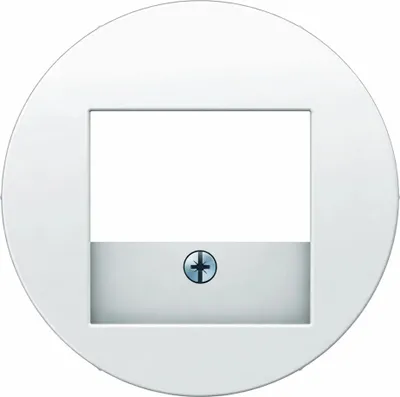 Produktbild von Berker Zentralstück R.x für TDO-Anschlussdosen polarweiß glänzend, 1 Stk.