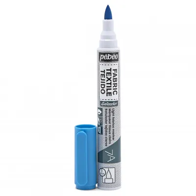 Produktbild von Pebeo Setacolor Light Fabrics Marker 7A, Hellblau