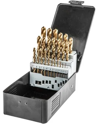 Image de Mèches à métaux GRAPHITE HSS-TiN 1.0-13.0 mm, set de 25 pcs.