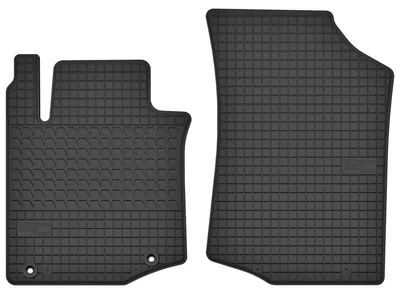Zdjęcie produktu dla Dywaniki gumowe przednie do Toyota Aygo 2005-2014 (hatchback) – 2 szt., czarne, dopasowane – Wielganizator SolidTread