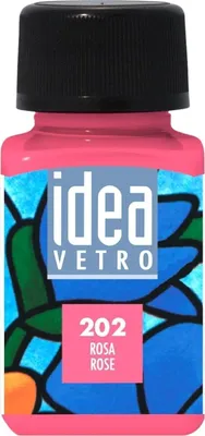 Zdjęcie produktu dla Maimeri Idea Vetro Farba do szkła Rose 202 60 ml 1 szt.