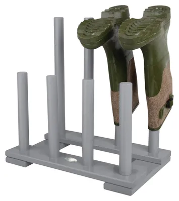 Produktbild von Esschert Design Stiefelhalter - Holz - grau - 42 cm
