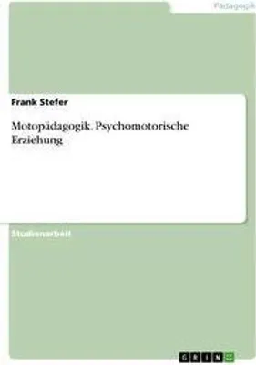 Produktbild von Motopädagogik. Psychomotorische Erziehung