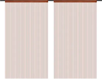 Immagine prodotto di 2 Pz Tende a Fili 140x250 cm Marroni