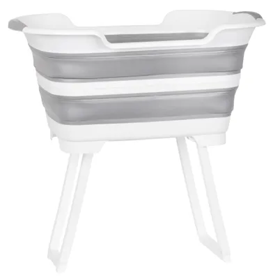 Produktbild von Wäschekorb faltbar mit Beinen Wäschewanne klappbar Laundry Korb