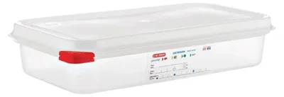 Lebensmittelbehälter GN 1/3, 2,5 l, 4er Pack, PP, mit Deckel
